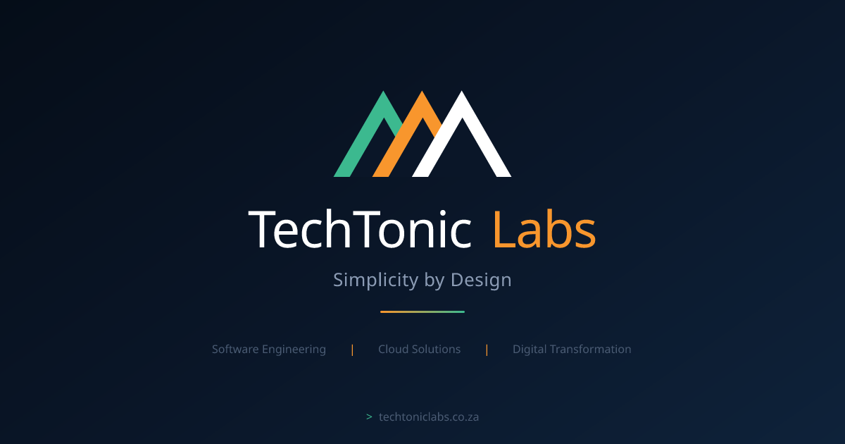 TechTonic Labs | Custom Software Development South Africa